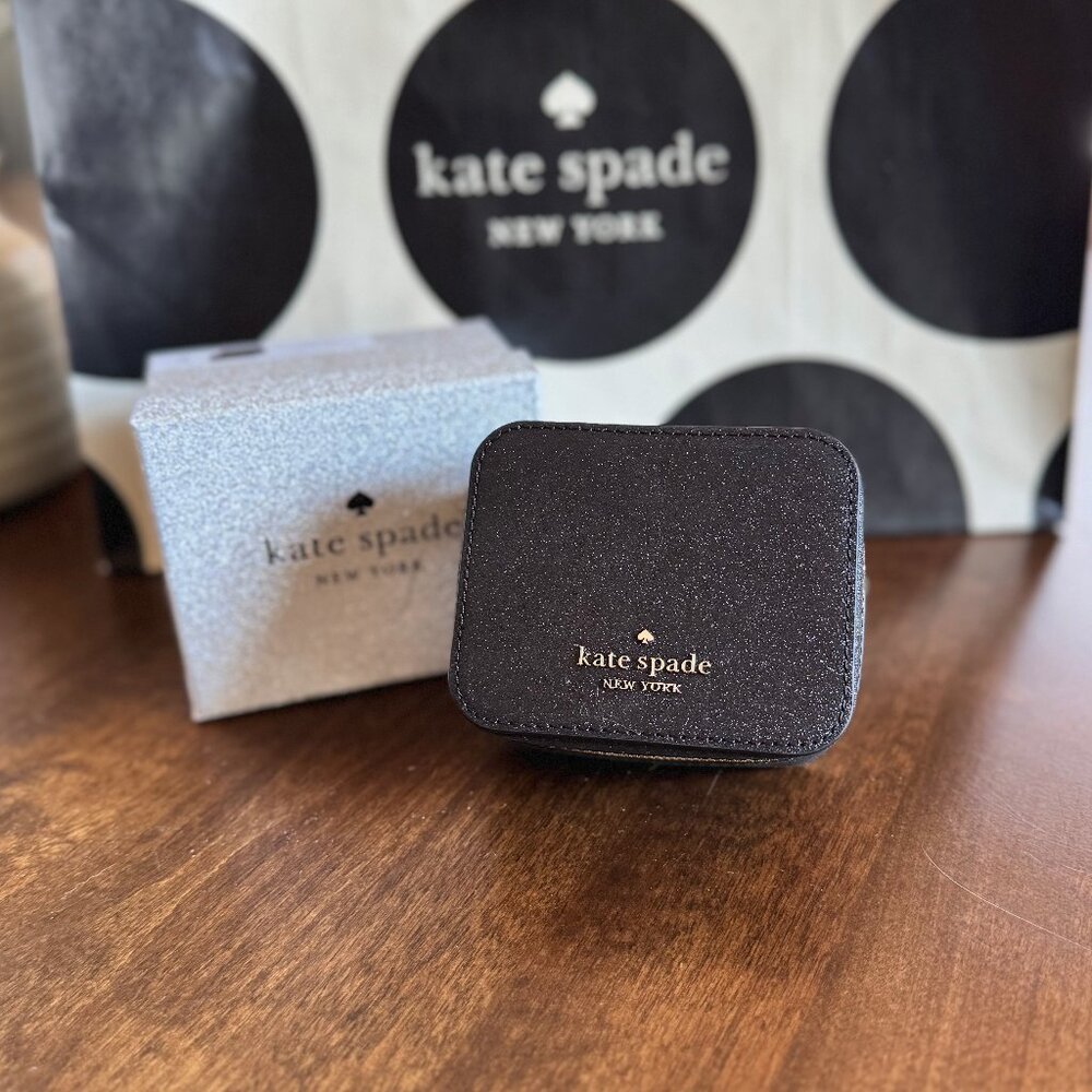 Kate Spade Tinsel Glitter Boxed Jewelry Holder